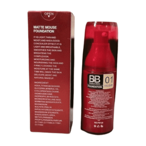 BEAUTY AND BABE MATTE MOUSE FOUNDATION MATCHING IDEA SKIN COLOR 40 ML FD129.