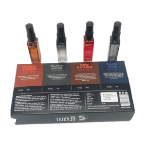 Beardo 007 Luxury Perfume Gift Set, 4 Premium Fragrances Collection - Whisky Smoke, Black Musk, God Father, Dark Side