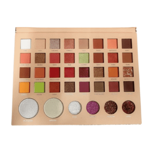 BIYA Professional Makeup Palette, 32 Eyeshadow Colours with 6 Glitter Highlighters, Nude and Shimmer Shades B01