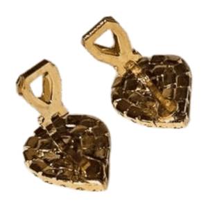 Jin na la Teardrop Crystal Stud Earrings, Gold-Plated Clip-On Design H1