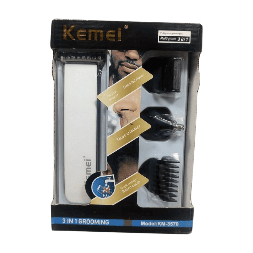 Kemei 3 in 1 Multigroom Grooming Kit, KM-3570