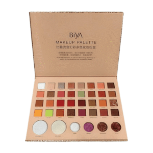 BIYA MAKEUP 38 COLOURS EYESHADOW AND HIGHLIGTER PALETTE. 01