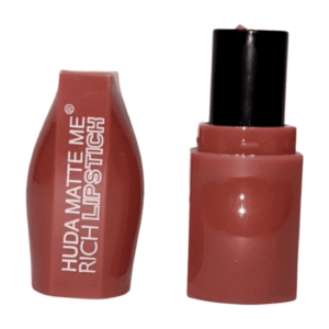 Huda Matte me Rich Lipstick, 24 Hours Long Lasting, Waterproof, Nude Colour